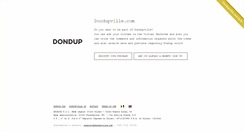 Desktop Screenshot of dondupville.com